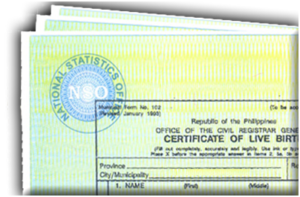 nso birth certificate