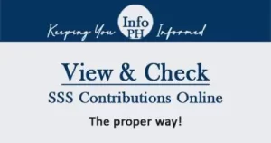 How to Properly View and Check SSS Contribution Online